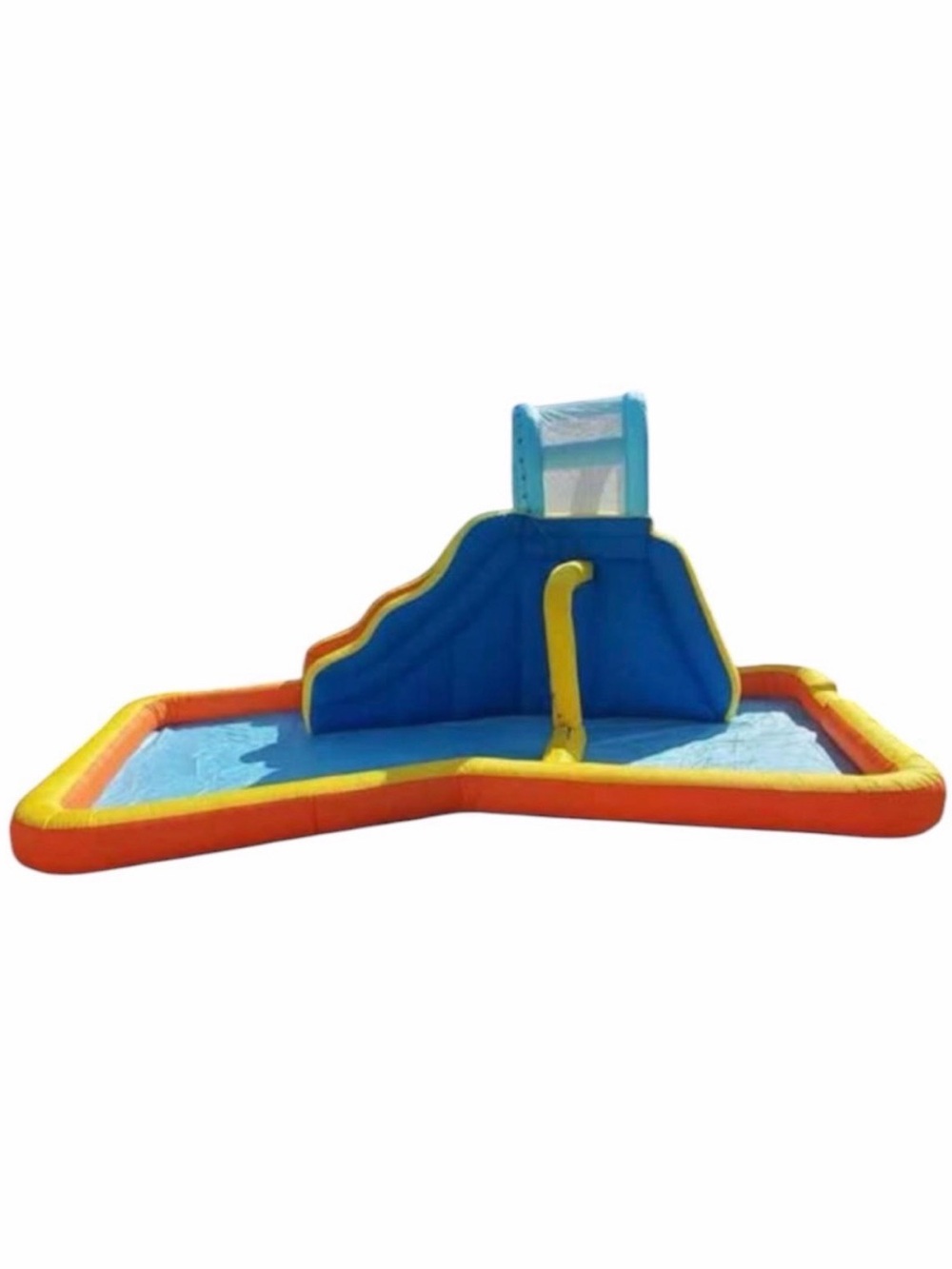 Blue/Yellow/Orange Colorful Inflatable Water Slide & Splash Pool - Picture 3 of 3